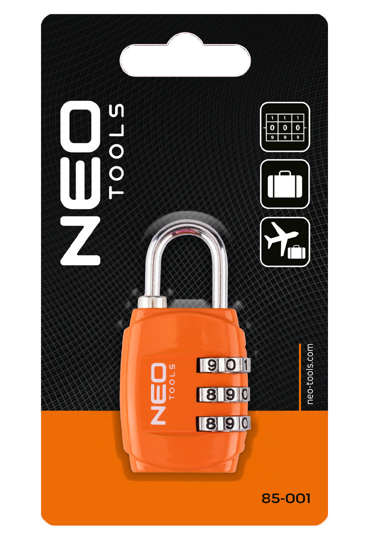 Visiaci zámok na kufor 58 × 30 × 13 mm od NEO TOOLS nájdeš na naravis.sk