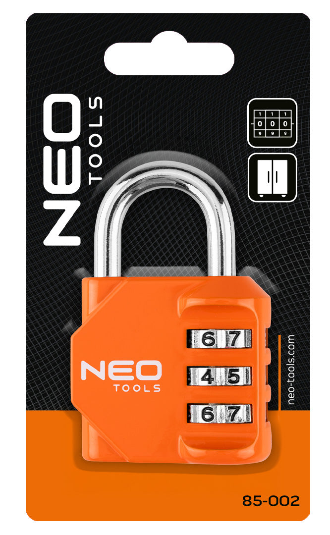Visiaci zámok na skrinky 66 × 43 × 22 mm od NEO TOOLS nájdeš na naravis.sk