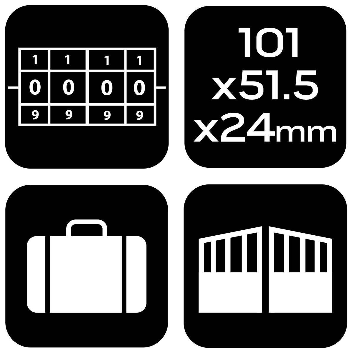 Visiaci zámok Cipher 101x51,5x24mm od NEO TOOLS nájdeš na naravis.sk