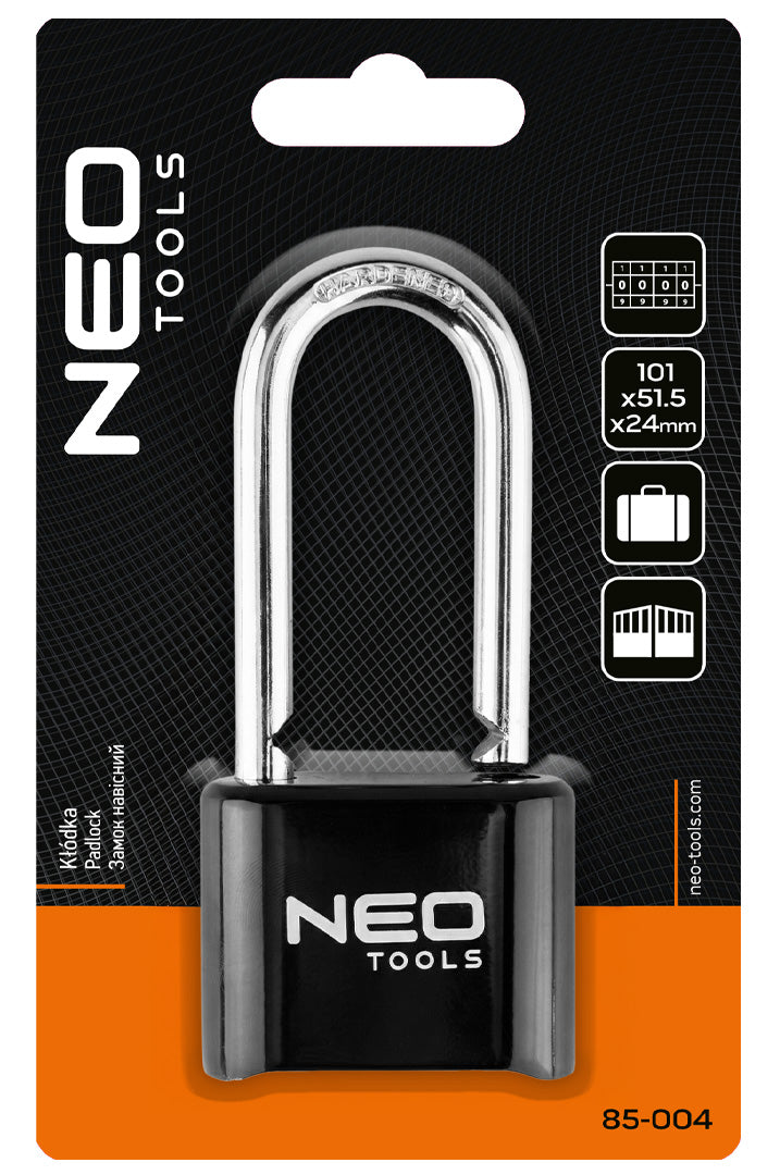Visiaci zámok Cipher 101x51,5x24mm od NEO TOOLS nájdeš na naravis.sk