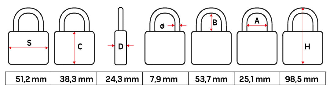 Visiaci zámok Cipher 101x51,5x24mm od NEO TOOLS nájdeš na naravis.sk