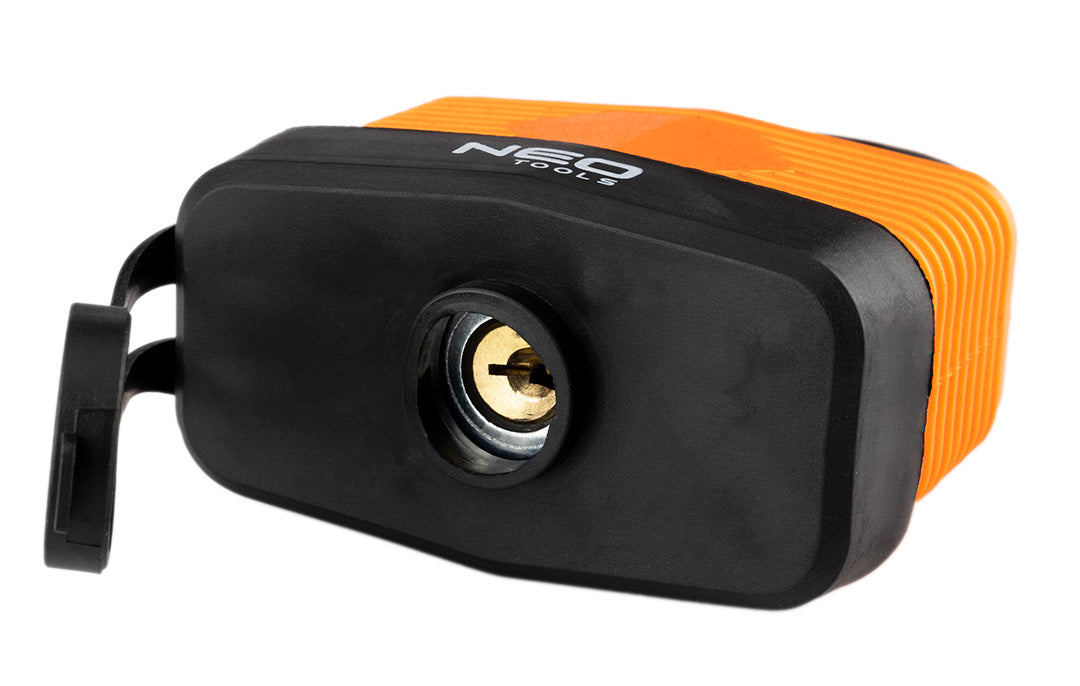 Vodotesný visiaci zámok, laminovaný gumový kryt. 40 mm od NEO TOOLS nájdeš na naravis.sk