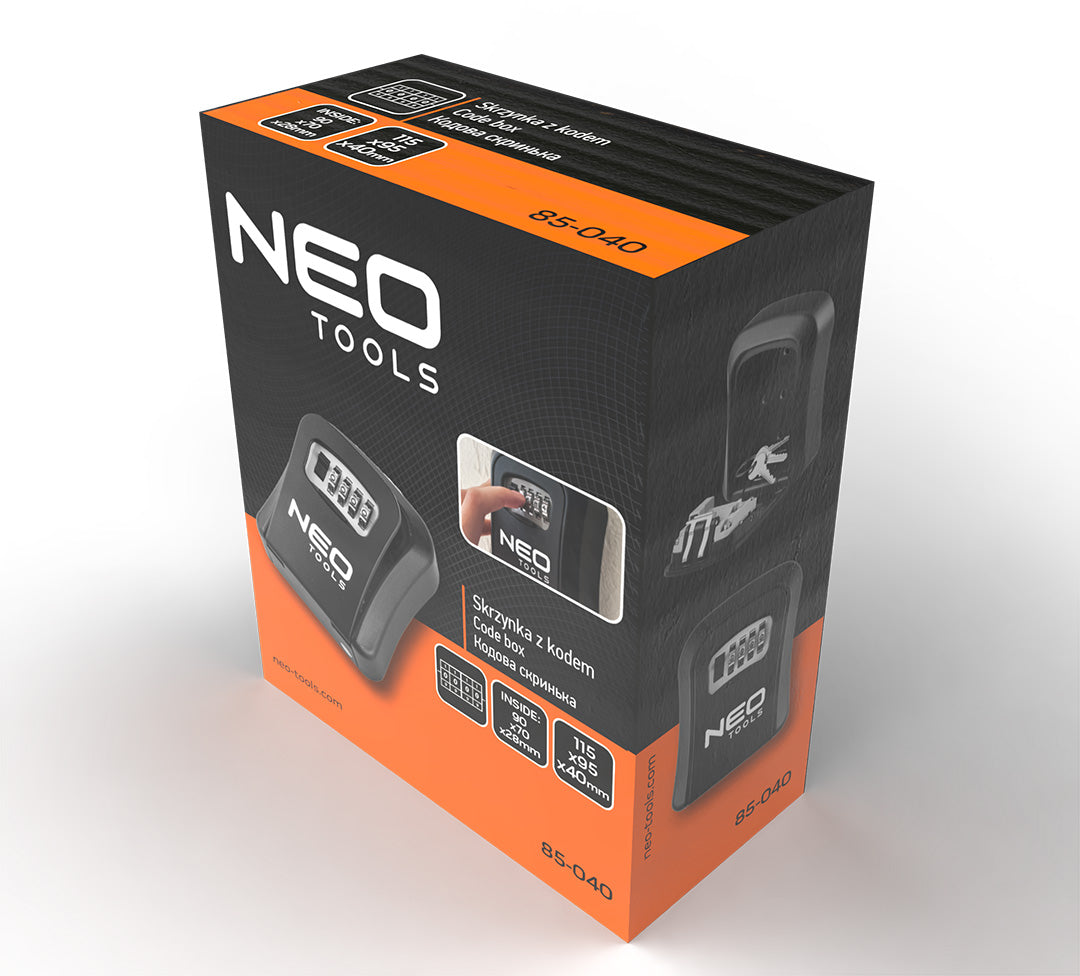 Kódový zámok 115x95x40mm od NEO TOOLS nájdeš na naravis.sk