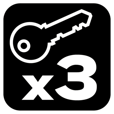 Visiaci zámok 30 mm, 3 kľúče od NEO TOOLS nájdeš na naravis.sk