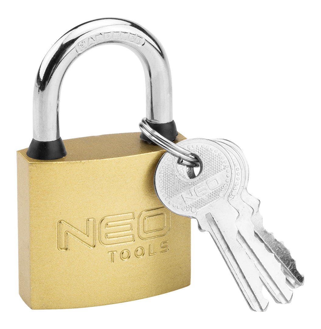Visiaci zámok 40 mm, 3 kľúče od NEO TOOLS nájdeš na naravis.sk