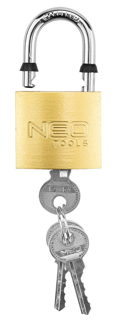 Visiaci zámok 40 mm, 3 kľúče od NEO TOOLS nájdeš na naravis.sk