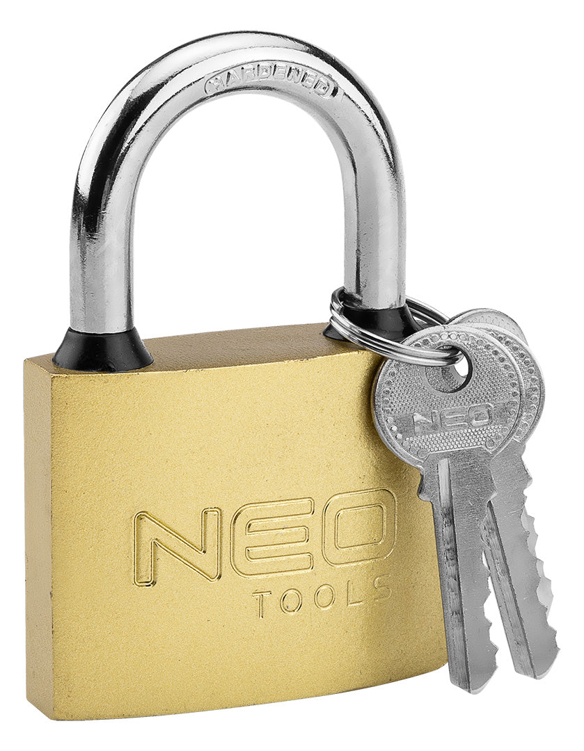 Visiaci zámok 60 mm, 3 kľúče od NEO TOOLS nájdeš na naravis.sk