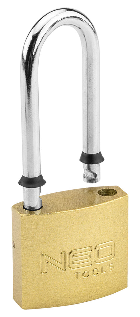 Visiaci zámok s dlhým jarmom 40 mm, 3 kľúče od NEO TOOLS nájdeš na naravis.sk