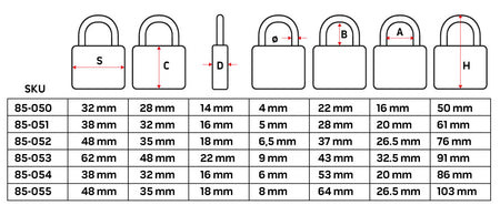 Visiaci zámok s dlhým jarmom 40 mm, 3 kľúče od NEO TOOLS nájdeš na naravis.sk