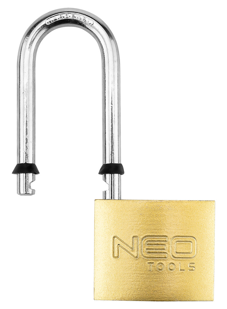 Visiaci zámok s dlhým jarmom 50 mm, 3 kľúče od NEO TOOLS nájdeš na naravis.sk