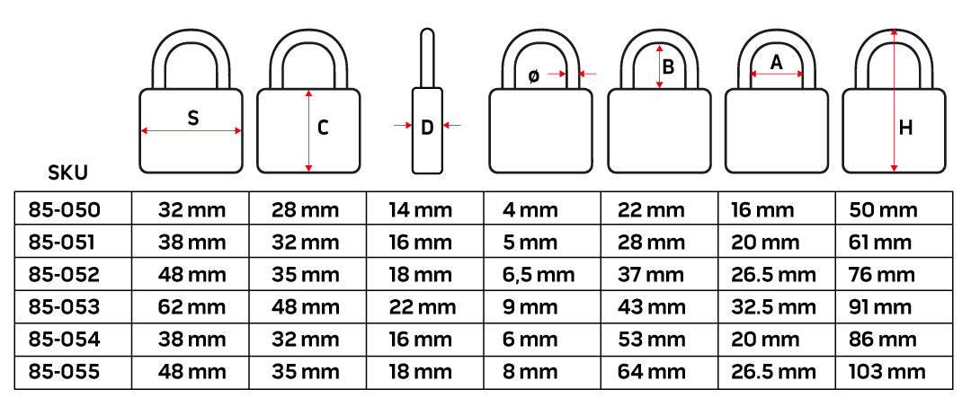 Visiaci zámok s dlhým jarmom 50 mm, 3 kľúče od NEO TOOLS nájdeš na naravis.sk