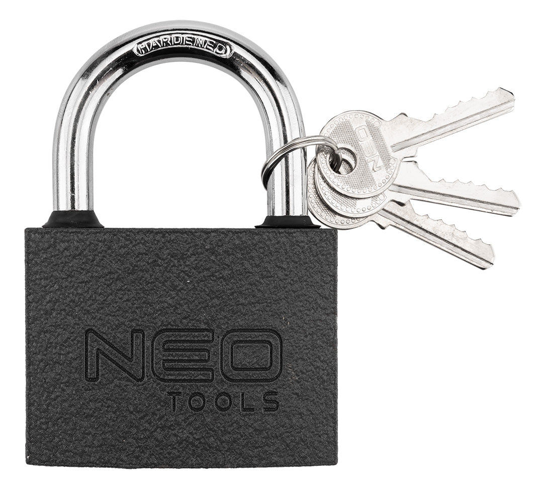 Visiaci zámok 75 mm, 3 kľúče od NEO TOOLS nájdeš na naravis.sk