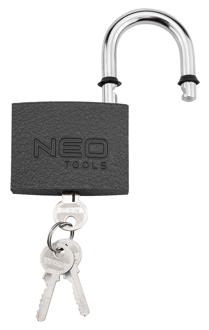 Visiaci zámok 75 mm, 3 kľúče od NEO TOOLS nájdeš na naravis.sk