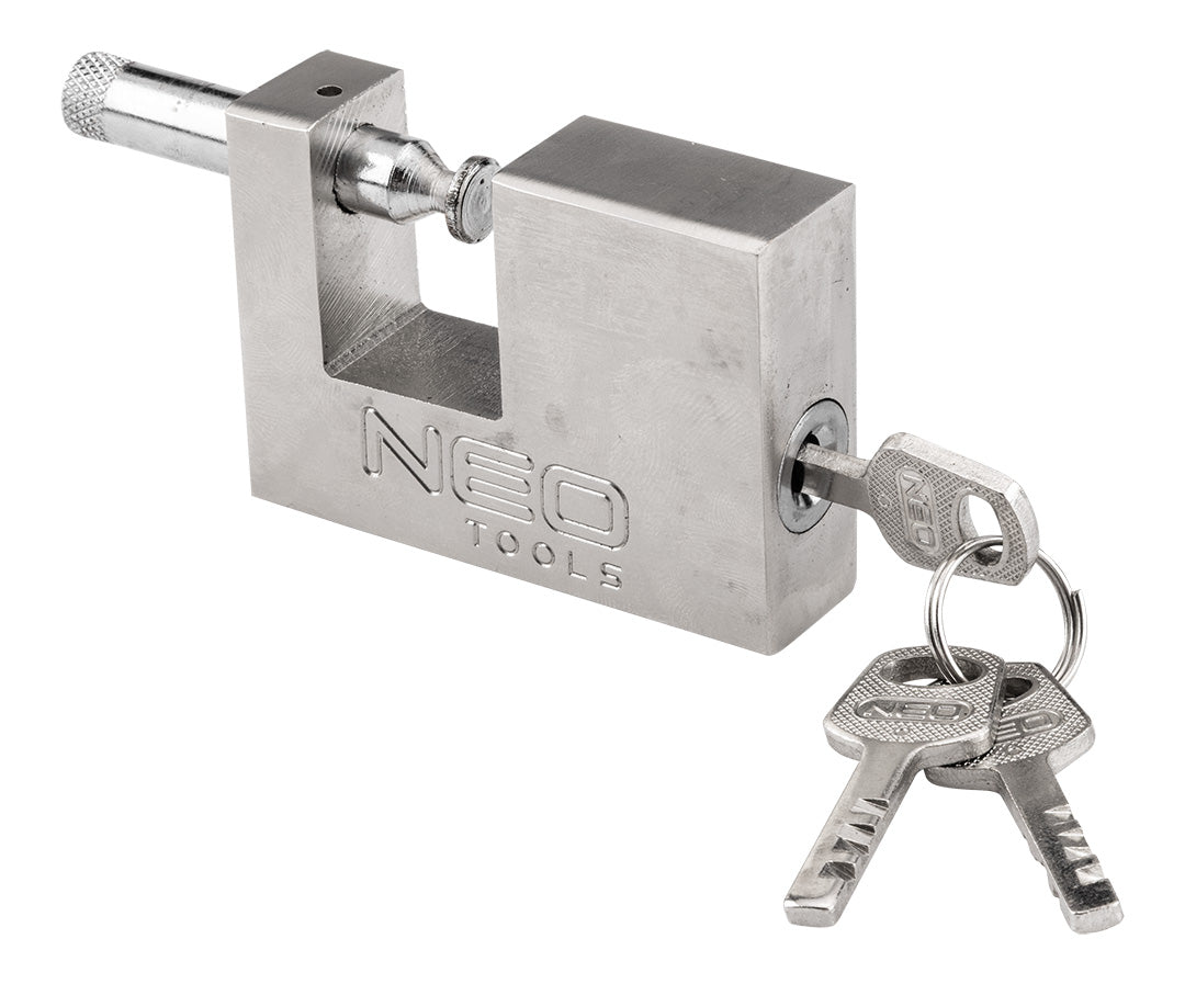 Visiaci zámok 70 mm, 3 kľúče od NEO TOOLS nájdeš na naravis.sk