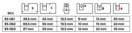 Visiaci zámok 90 mm, 3 kľúče od NEO TOOLS nájdeš na naravis.sk
