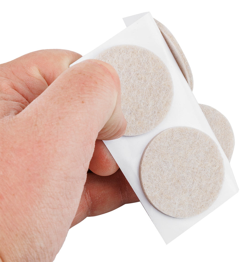 Samolepiace okrúhle plstené podložky, svetlohnedé 40 mm, 4 ks. od NEO TOOLS nájdeš na naravis.sk
