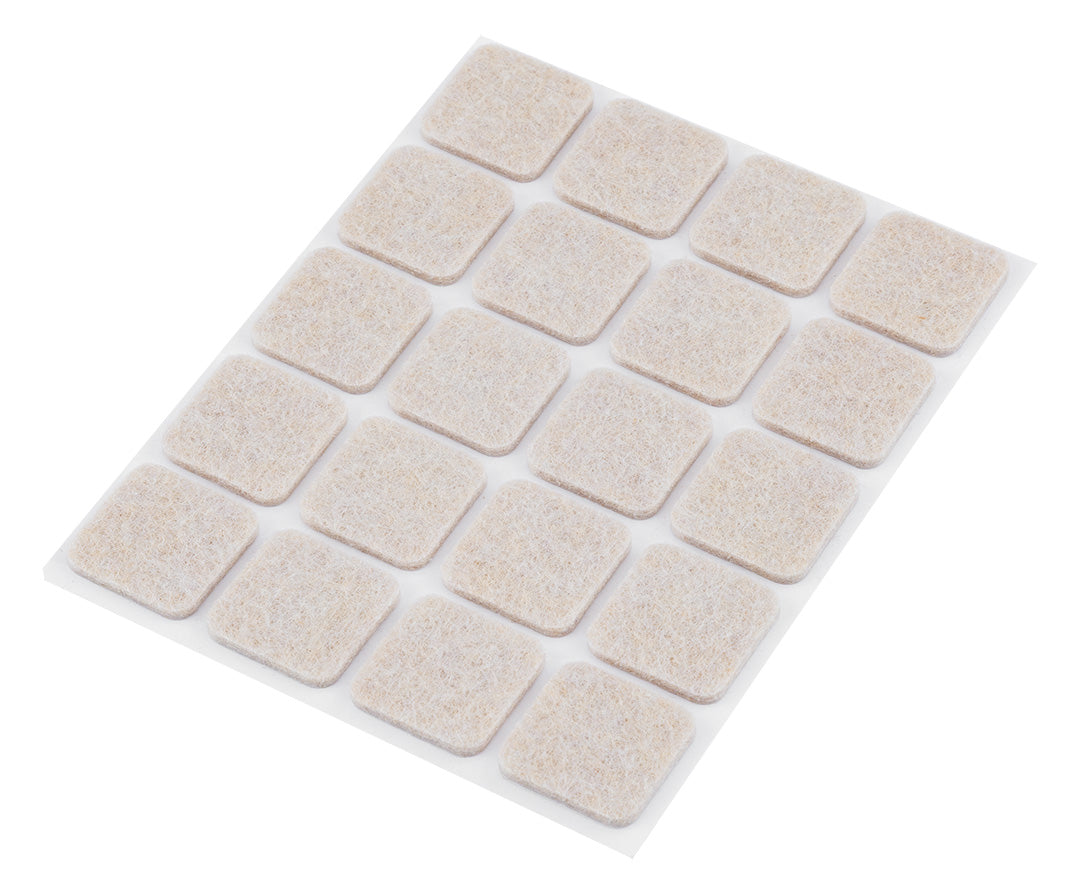 Samolepiace plstené podložky, svetlohnedé 20x20 mm, 20 ks. od NEO TOOLS nájdeš na naravis.sk