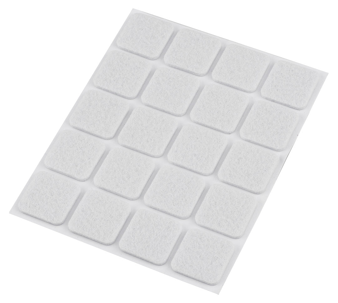 Samolepiace plstené podložky, biele 20x20 mm, 20 ks. od NEO TOOLS nájdeš na naravis.sk