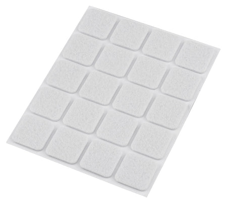 Samolepiace plstené podložky, biele 20x20 mm, 20 ks. od NEO TOOLS nájdeš na naravis.sk