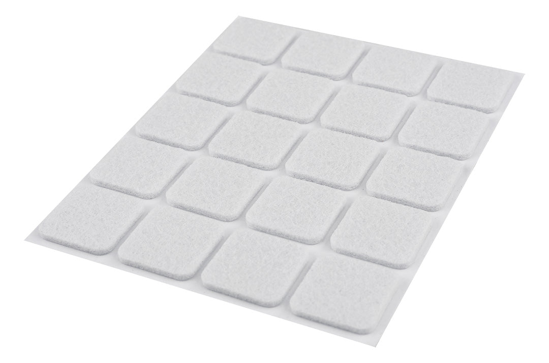 Samolepiace plstené podložky, biele 20x20 mm, 20 ks. od NEO TOOLS nájdeš na naravis.sk