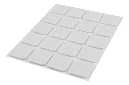 Samolepiace plstené podložky, biele 20x20 mm, 20 ks. od NEO TOOLS nájdeš na naravis.sk