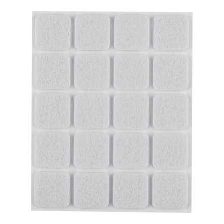 Samolepiace plstené podložky, biele 20x20 mm, 20 ks. od NEO TOOLS nájdeš na naravis.sk