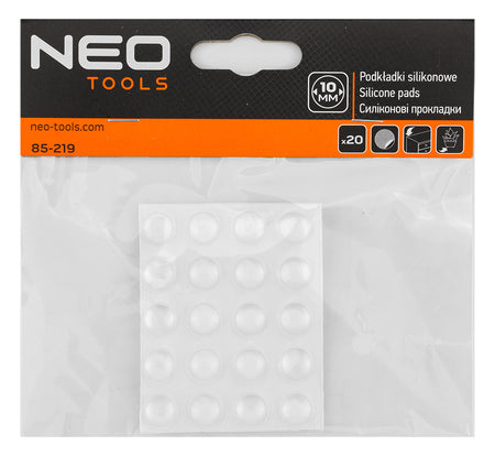 Samolepiace silikónové podložky 10 mm, 20 ks. od NEO TOOLS nájdeš na naravis.sk