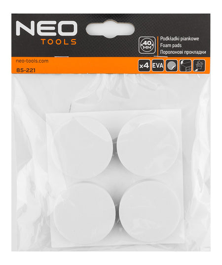 Silikónové podložky/lepiace nárazníky 40 mm, 4 ks. od NEO TOOLS nájdeš na naravis.sk