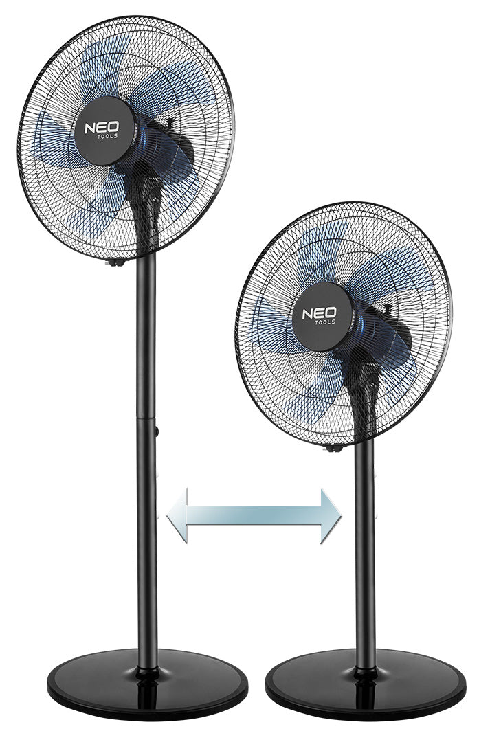 Podlahový ventilátor 50W, priemer 40 cm, 3 rýchlosti, oscilácia od NEO TOOLS nájdeš na naravis.sk