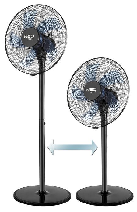 Podlahový ventilátor 50W, priemer 40 cm, 3 rýchlosti, oscilácia od NEO TOOLS nájdeš na naravis.sk