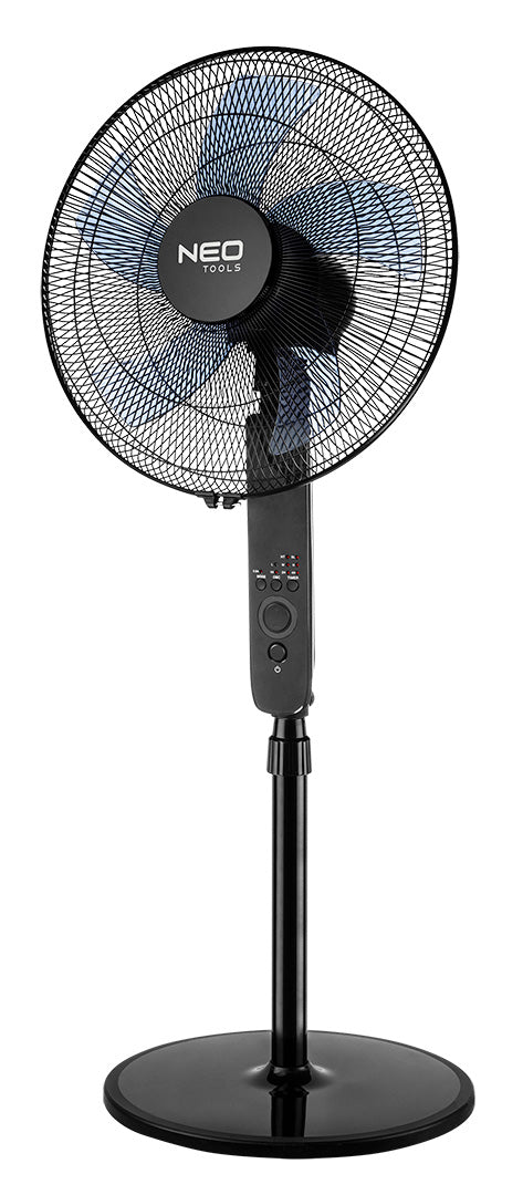Podlahový ventilátor 45W, priemer. 40 cm, 3 rýchlosti, oscilácia, diaľkové ovládanie od NEO TOOLS nájdeš na naravis.sk