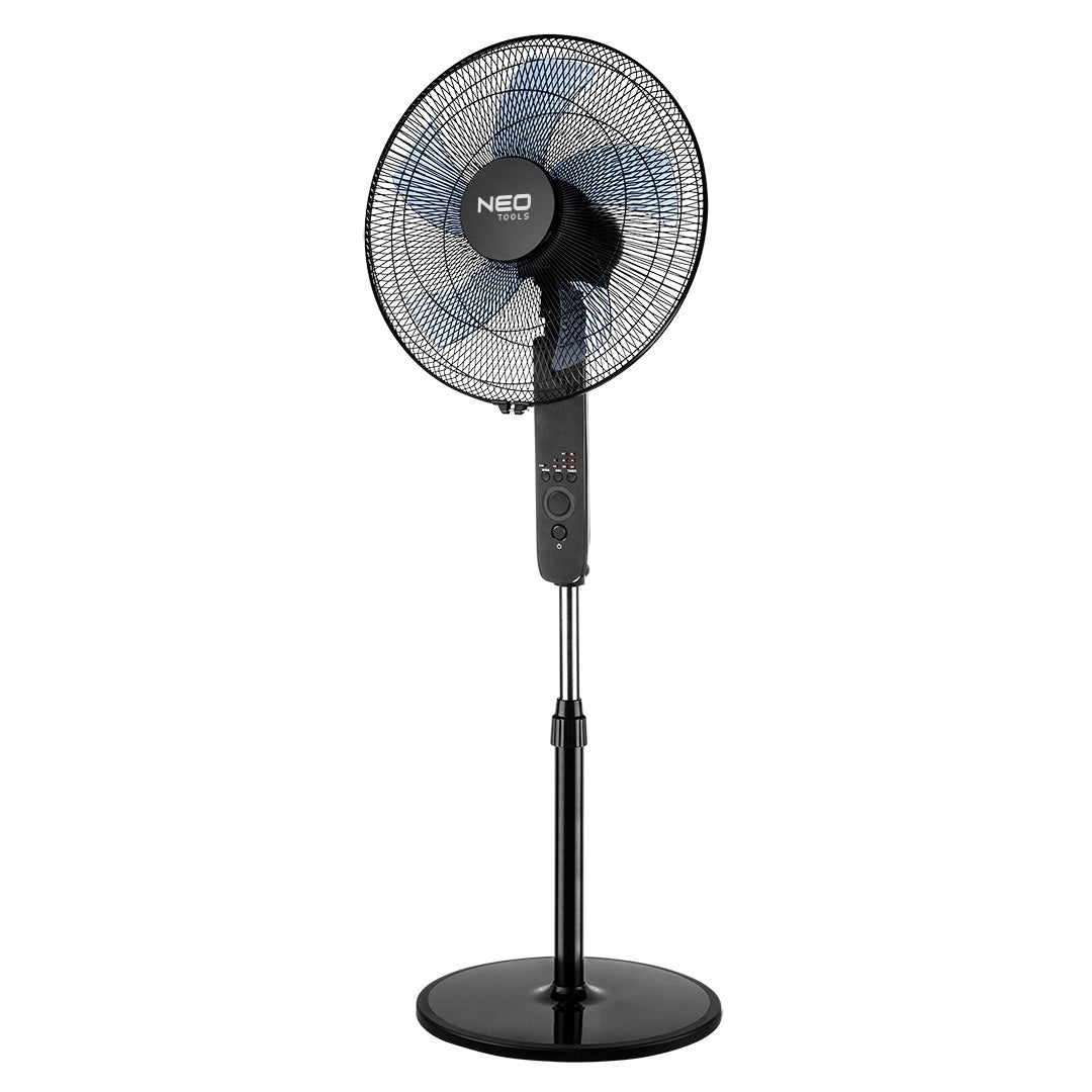 Podlahový ventilátor 45W, priemer. 40 cm, 3 rýchlosti, oscilácia, diaľkové ovládanie od NEO TOOLS nájdeš na naravis.sk