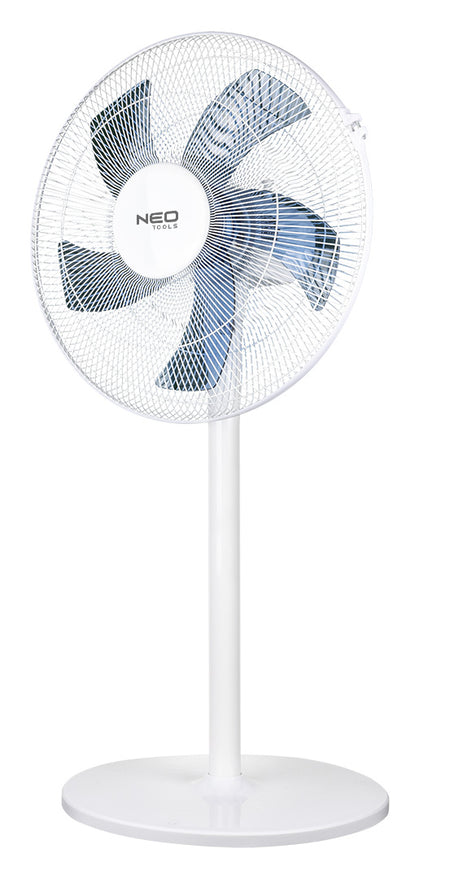 Podlahový ventilátor 50 W, ø 40 cm, 3 rýchlosti, oscilácia, biely od NEO TOOLS nájdeš na naravis.sk