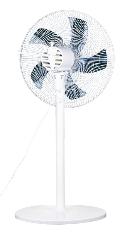 Podlahový ventilátor 50 W, ø 40 cm, 3 rýchlosti, oscilácia, biely od NEO TOOLS nájdeš na naravis.sk