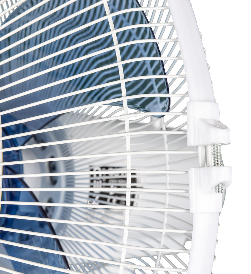 Podlahový ventilátor 50 W, ø 40 cm, 3 rýchlosti, oscilácia, biely od NEO TOOLS nájdeš na naravis.sk