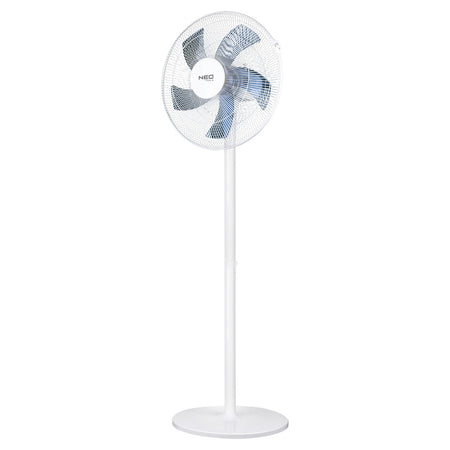 Podlahový ventilátor 50 W, ø 40 cm, 3 rýchlosti, oscilácia, biely od NEO TOOLS nájdeš na naravis.sk