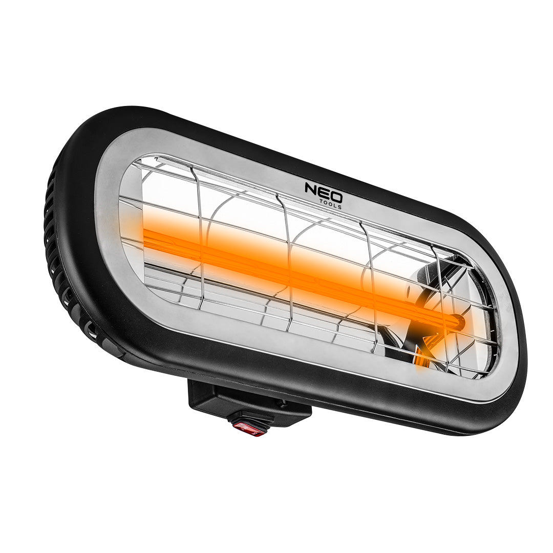Sálavé vykurovacie teleso 2000 W, IP65, nízko oslňujúce jantárové výhrevné teleso od NEO TOOLS nájdeš na naravis.sk