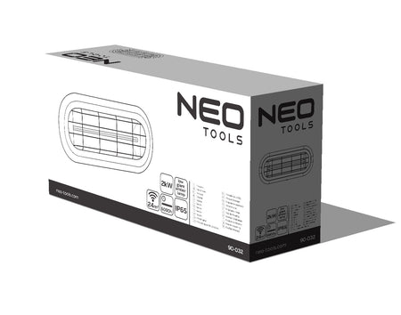 Sálavé vykurovacie teleso 2000 W, IP65, nízko oslňujúce jantárové výhrevné teleso od NEO TOOLS nájdeš na naravis.sk