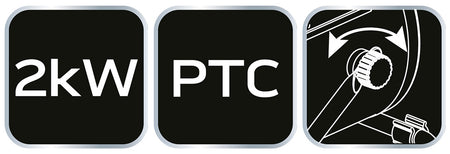 Keramický elektrický ohrievač PTC 2kW od NEO TOOLS nájdeš na naravis.sk