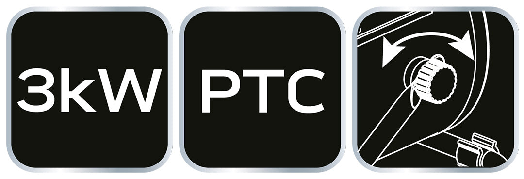 Keramický elektrický ohrievač PTC 3kW od NEO TOOLS nájdeš na naravis.sk