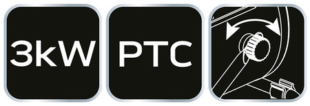 Keramický elektrický ohrievač PTC 3kW od NEO TOOLS nájdeš na naravis.sk