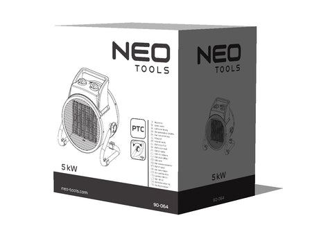 Keramický elektrický ohrievač PTC 5kW od NEO TOOLS nájdeš na naravis.sk