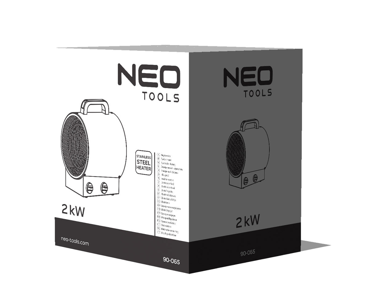 Elektrický ohrievač 2kW priemyselný od NEO TOOLS nájdeš na naravis.sk