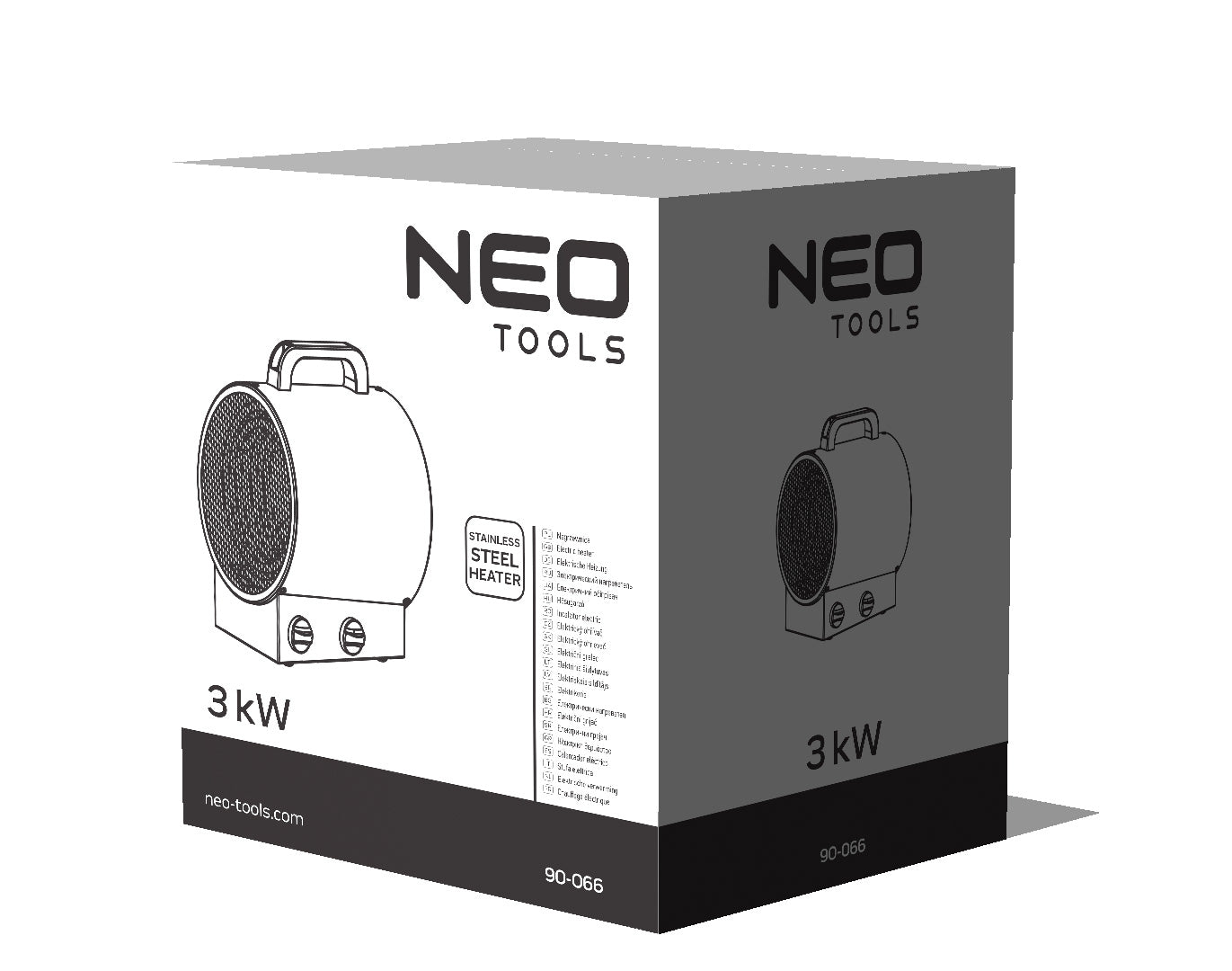 Elektrický ohrievač 3kW priemyselný od NEO TOOLS nájdeš na naravis.sk
