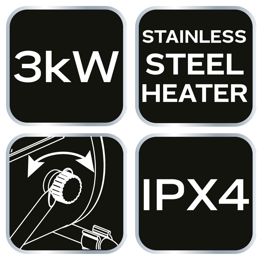 Elektrický ohrievač 3kW priemyselný, nastaviteľný, IPX4 od NEO TOOLS nájdeš na naravis.sk