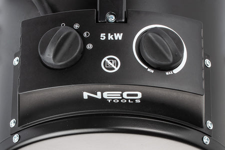Elektrický ohrievač 5kW priemyselný, nastaviteľný, IPX4 od NEO TOOLS nájdeš na naravis.sk