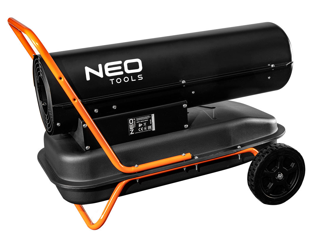 Olejový ohrievač 30kW, nádrž 38l, kolesá od NEO TOOLS nájdeš na naravis.sk