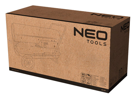 Olejový ohrievač 30kW, nádrž 38l, kolesá od NEO TOOLS nájdeš na naravis.sk