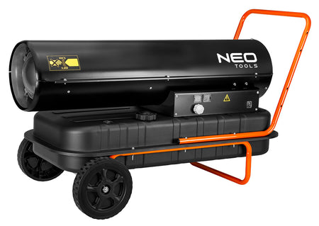 Olejový ohrievač 50kW, nádrž 50l, kolies od NEO TOOLS nájdeš na naravis.sk