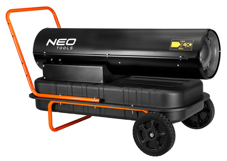 Olejový ohrievač 50kW, nádrž 50l, kolies od NEO TOOLS nájdeš na naravis.sk